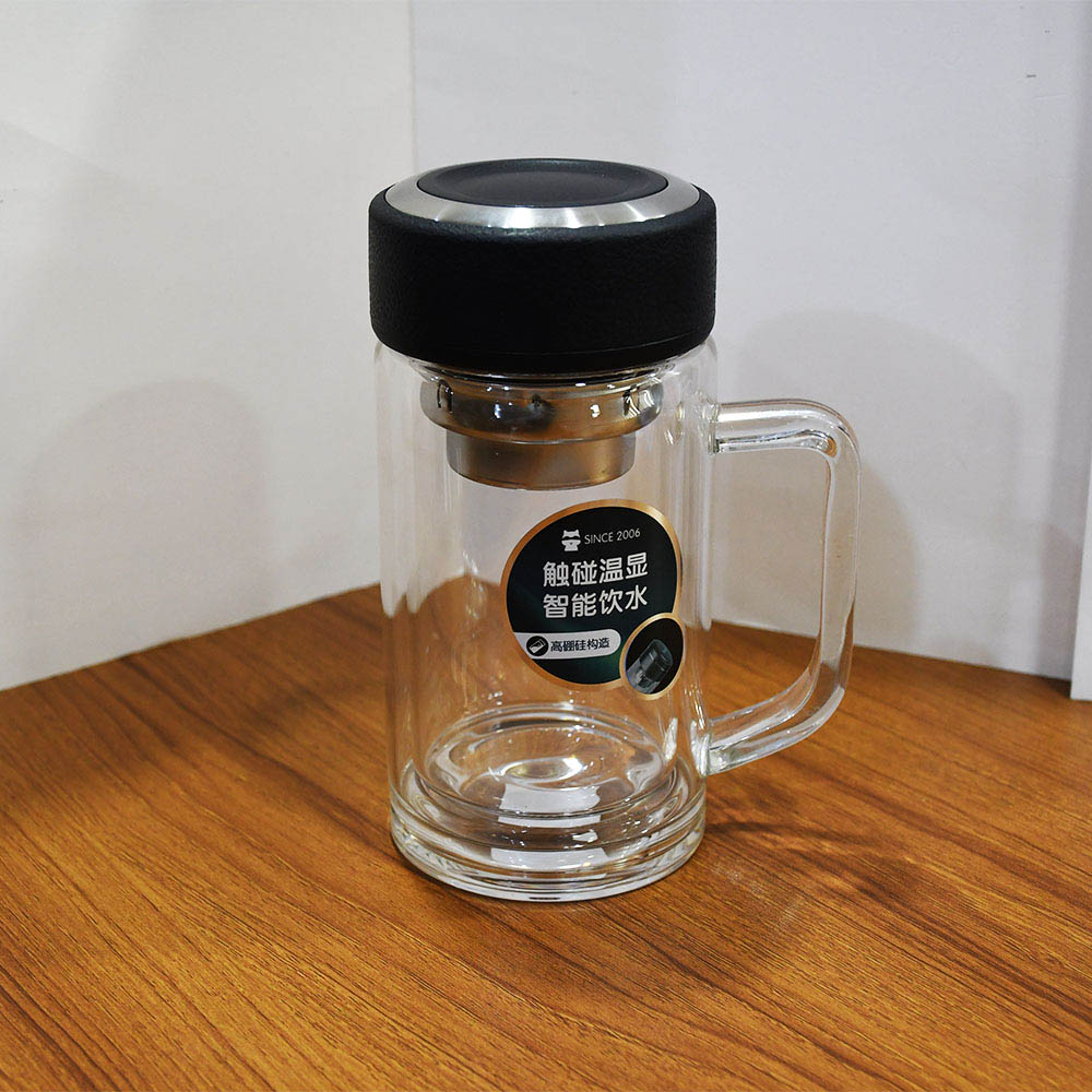 Green Tea Travel Mug infuser flask with display your
